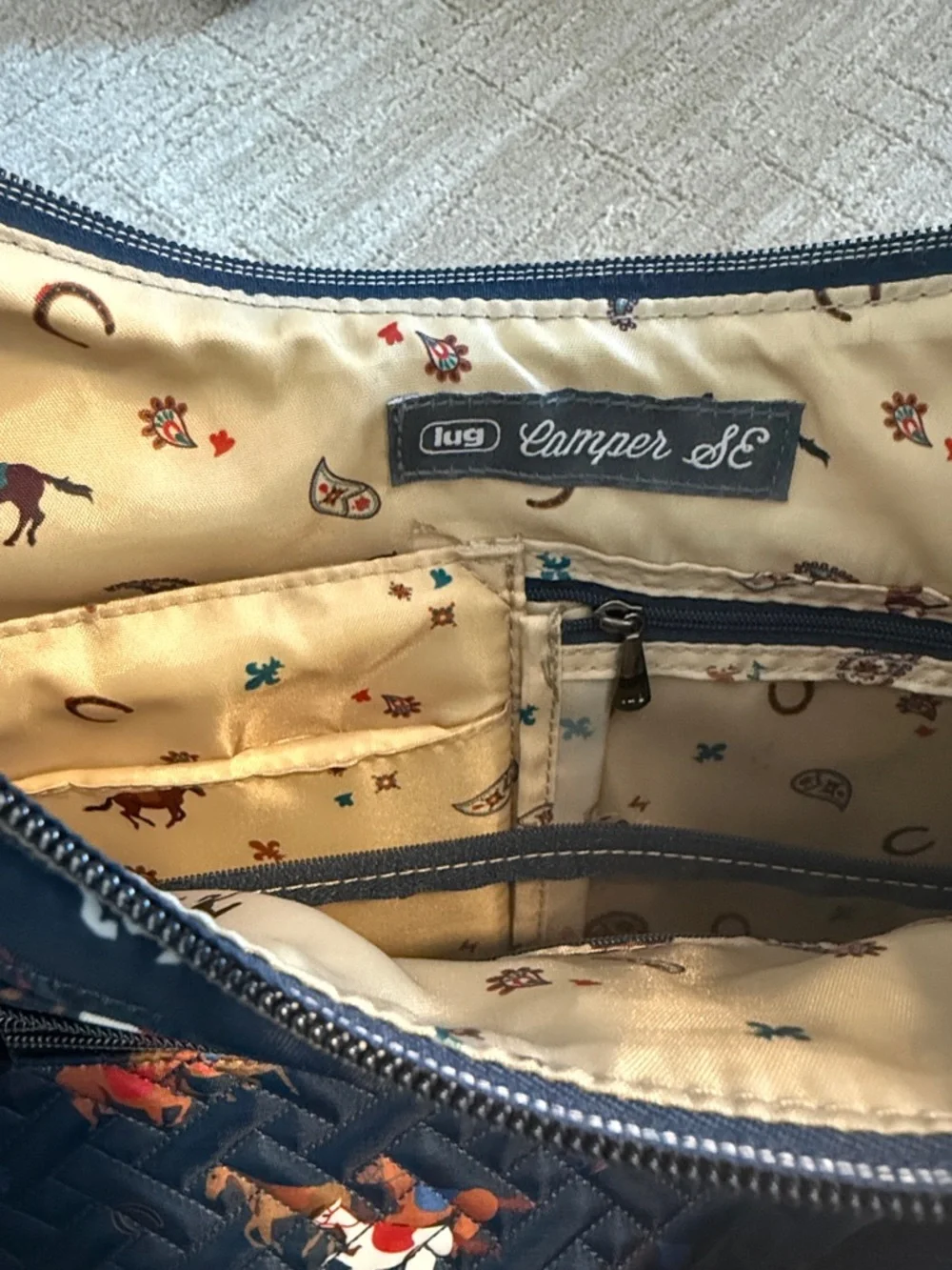 Lug Camper SE Horse Crossbody Purse Handbag - Picture 4 of 5